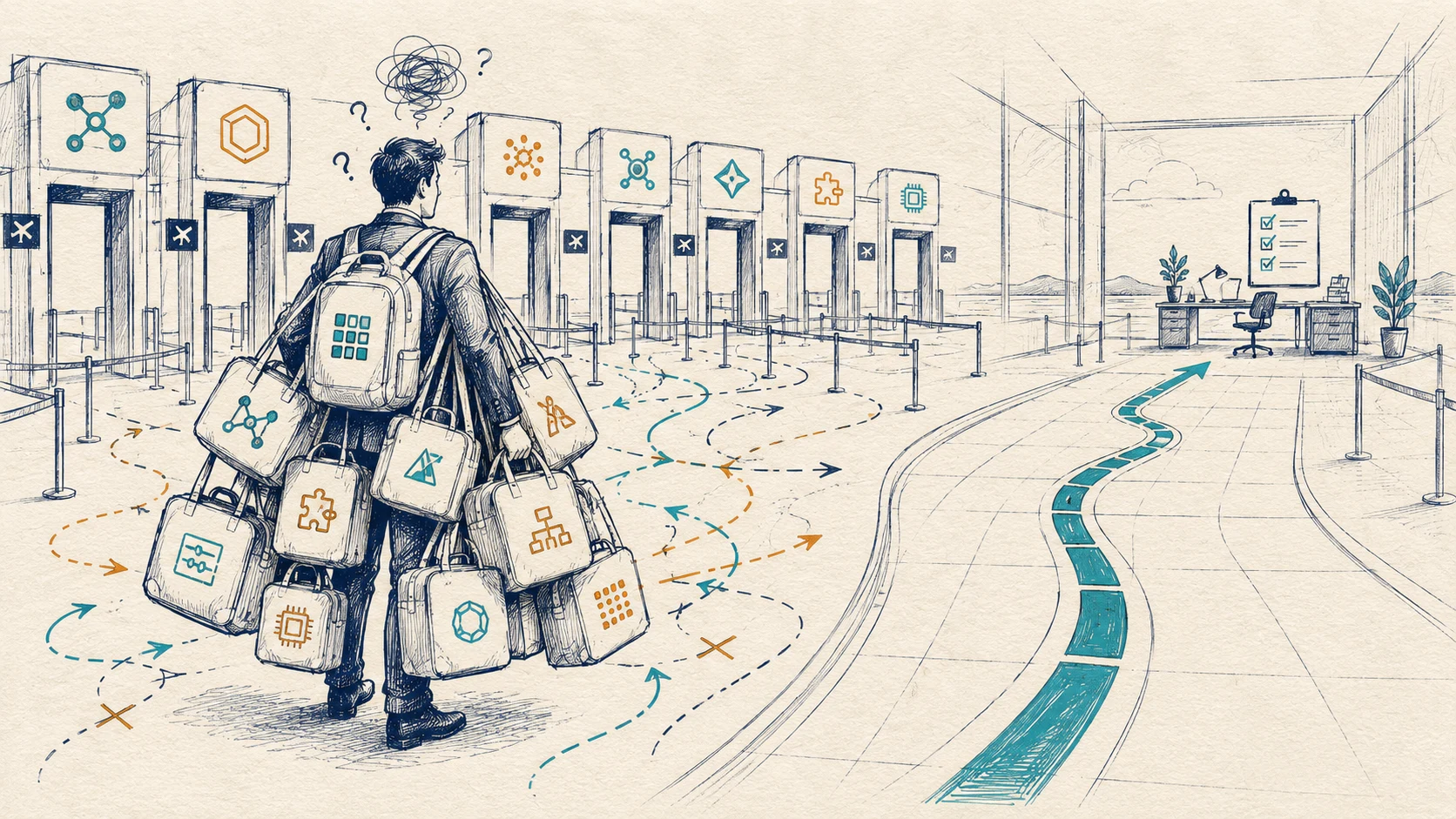 The journey back to clarity: leaving the AI-tool-tourism cycle behind, in favor of a workflow that already works