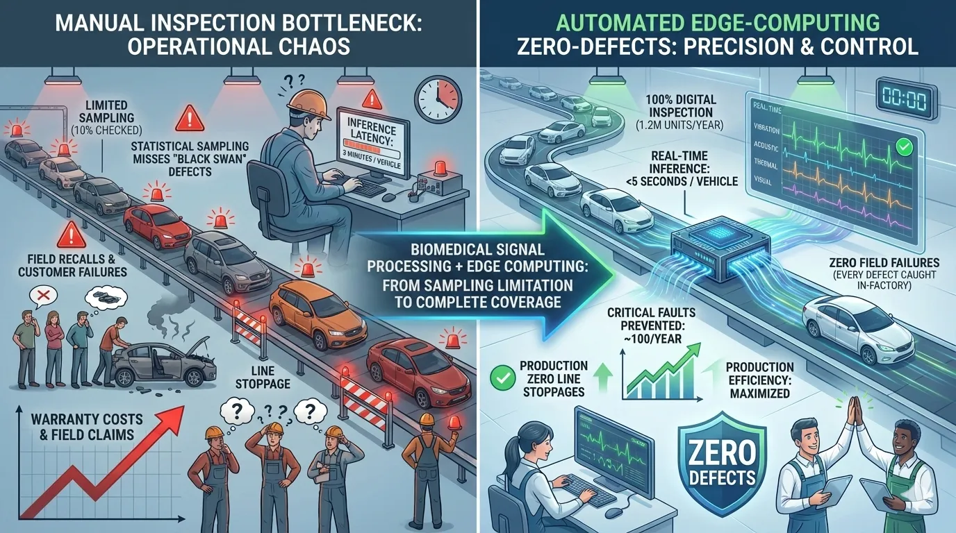 Case-study summary for automotive quality inspection at scale